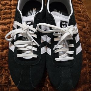 Adidas Women's Black and White Sneakers